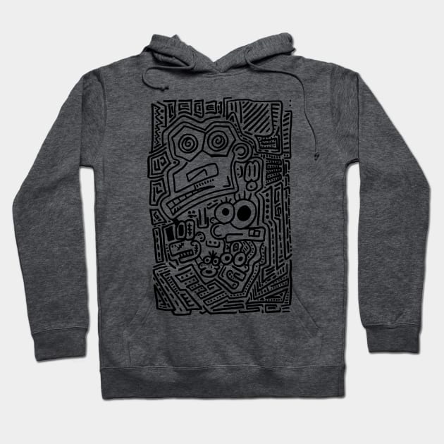 Faces Hoodie by StephenC